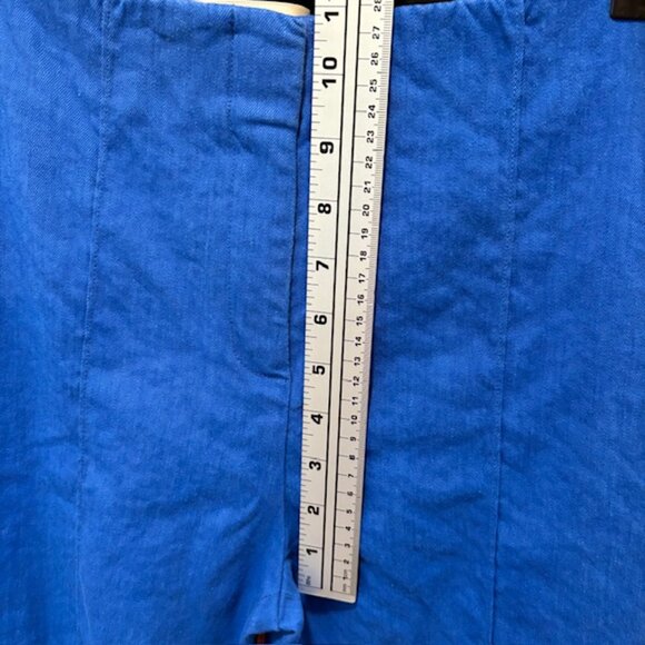 Diane Von Furstenberg Royal Blue Tapered Leg Dress Pants Size 6 - Picture 7 of 11